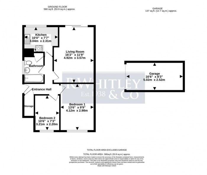 Floorplan for Caroline Close, West Drayton