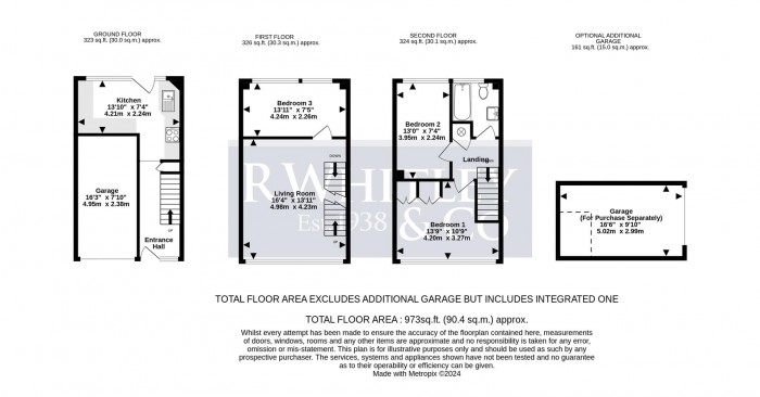 Floorplan for Old Farm Road, West Drayton