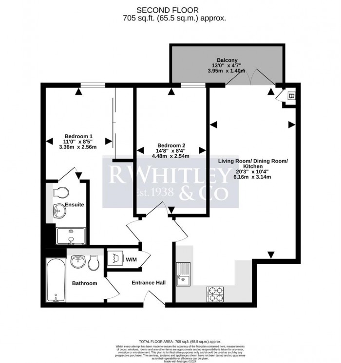 Floorplan for Otter Way, Yiewsley